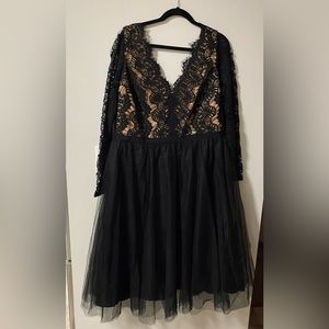 NWT City Chic Rare Beauty Dress - Black